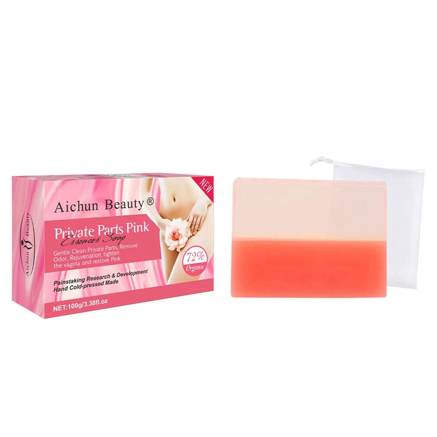 Aichun Beauty Private Parts Pink Essence Soap (100gm)